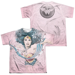 Wonder Woman Sketched (Front/Back Print) - Youth All-Over Print T-Shirt Youth All-Over Print T-Shirt (Ages 8-12) Wonder Woman   