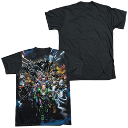 Justice League Forever Evil Men's Black Back T-Shirt Men's Black Back T-Shirt Justice League   