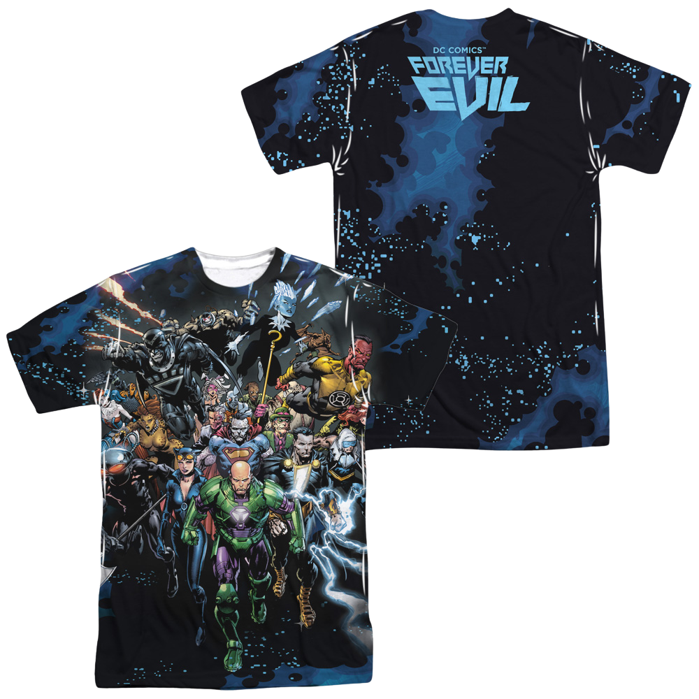 Justice League Forever Evil Men's All Over Print T-Shirt Men's All-Over Print T-Shirt Justice League   