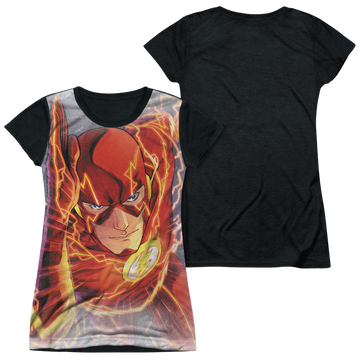 The Flash Barrys Back juniors black back t-shirt