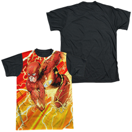 Flash, The Lightning Dash - Men's Black Back T-Shirt Men's Black Back T-Shirt The Flash   