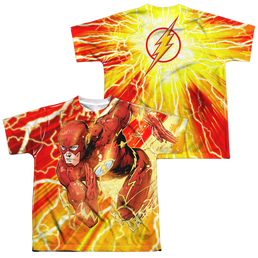 Flash, The Lightning Dash (Front/Back Print) - Youth All-Over Print T-Shirt Youth All-Over Print T-Shirt (Ages 8-12) The Flash   