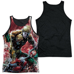Aquaman Aquaman Vs Manta - Men's Black Back Tank Top Men's Black Back Tank Aquaman   