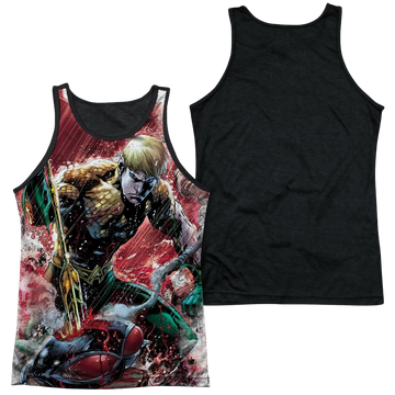 Aquaman Aquaman Vs Manta - Men's Black Back Tank Top Men's Black Back Tank Aquaman   
