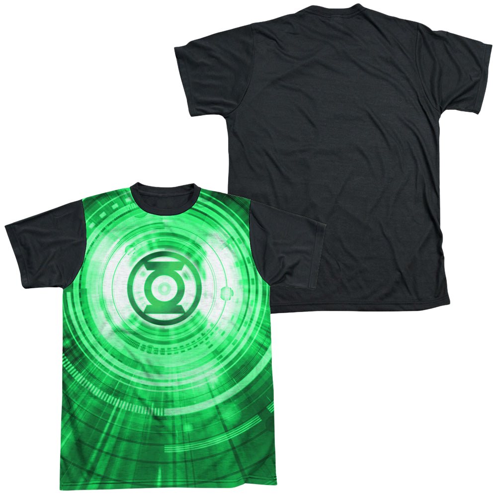 Green Lantern Radial - Men's Black Back T-Shirt Men's Black Back T-Shirt Green Lantern   