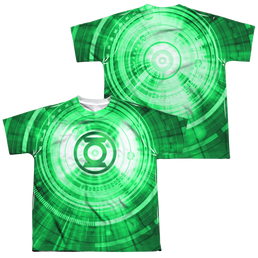 Green Lantern Radial (Front/Back Print) - Youth All-Over Print T-Shirt Youth All-Over Print T-Shirt (Ages 8-12) Green Lantern   