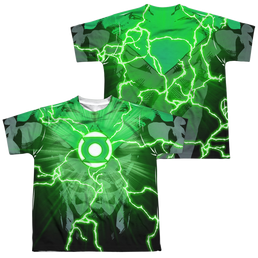 Green Lantern John Burst (Front/Back) - Youth All-Over Print T-Shirt Youth All-Over Print T-Shirt (Ages 8-12) Green Lantern   