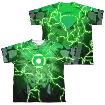 Green Lantern John Burst youth all-over print t-shirt for ages 8 to 12