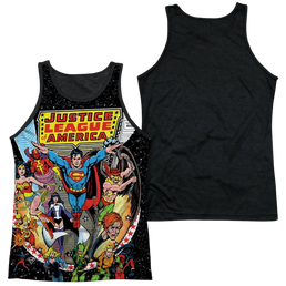 Justice League Stars Men's Black Back Tank Men's Black Back Tank Justice League   