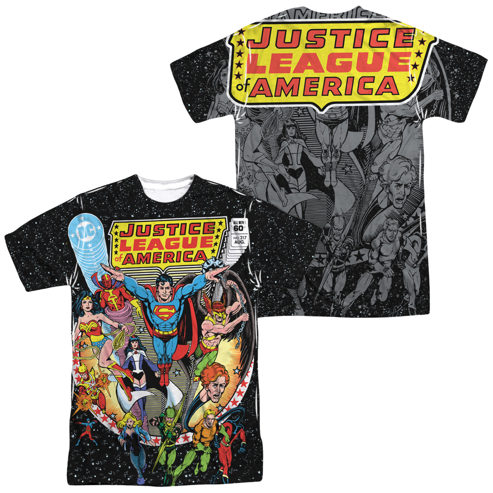 Justice League Stars Men's All Over Print T-Shirt Men's All-Over Print T-Shirt Justice League   