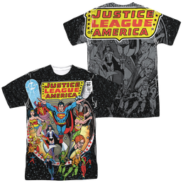 Justice League Stars Men's All Over Print T-Shirt Men's All-Over Print T-Shirt Justice League   