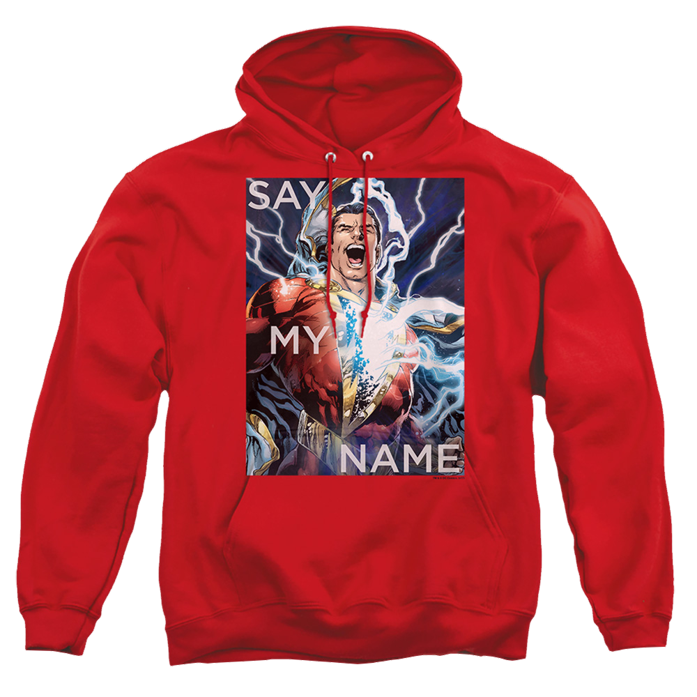Justice League Say My Name Pullover Hoodie Pullover Hoodie Shazam   