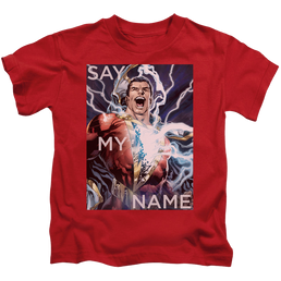 Shazam Say My Name - Kid's T-Shirt Kid's T-Shirt (Ages 4-7) Shazam   
