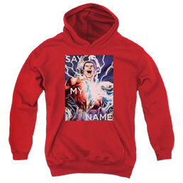 Shazam Say My Name - Youth Hoodie Youth Hoodie (Ages 8-12) Shazam   