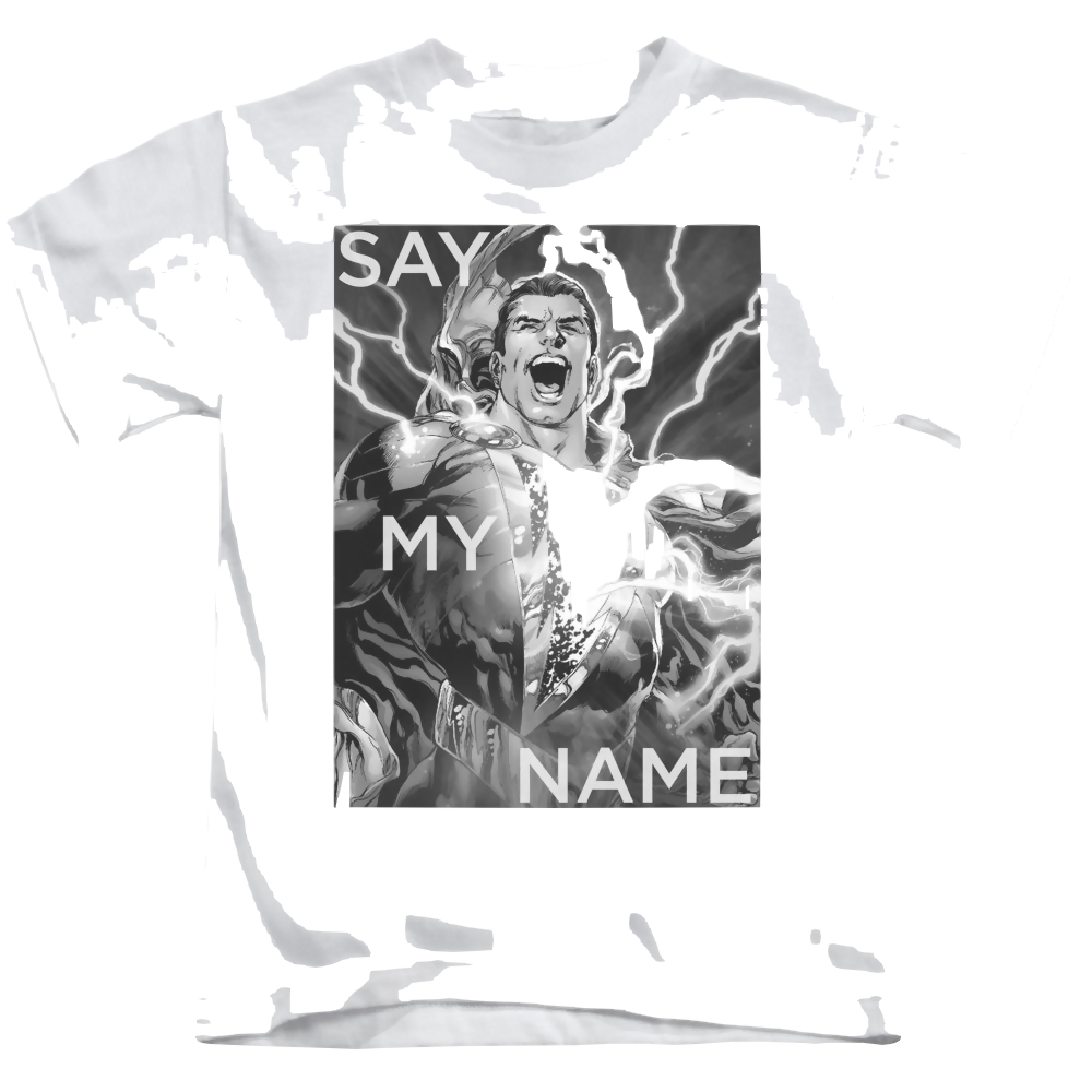 Shazam Say My Name - Kid's T-Shirt Kid's T-Shirt (Ages 4-7) Shazam   