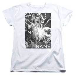Justice League Say My Name Women's T-Shirt Women's T-Shirt Shazam   