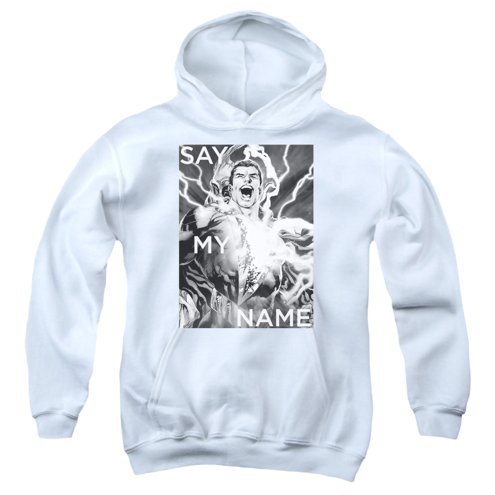 Shazam Say My Name - Youth Hoodie Youth Hoodie (Ages 8-12) Shazam   