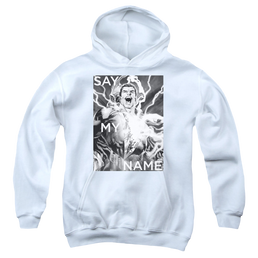 Shazam Say My Name - Youth Hoodie Youth Hoodie (Ages 8-12) Shazam   