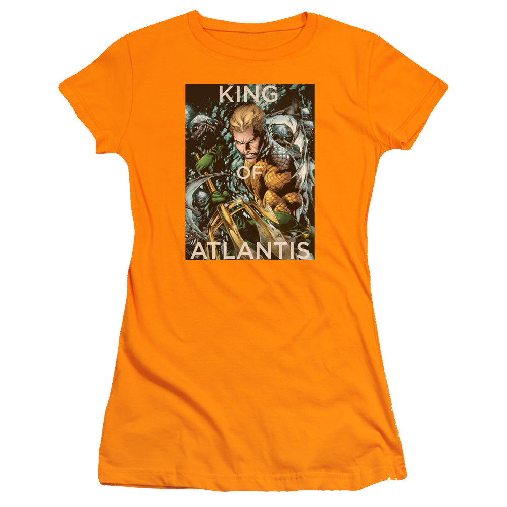Aquaman King Of Atlantis - Juniors T-Shirt Juniors T-Shirt Aquaman   