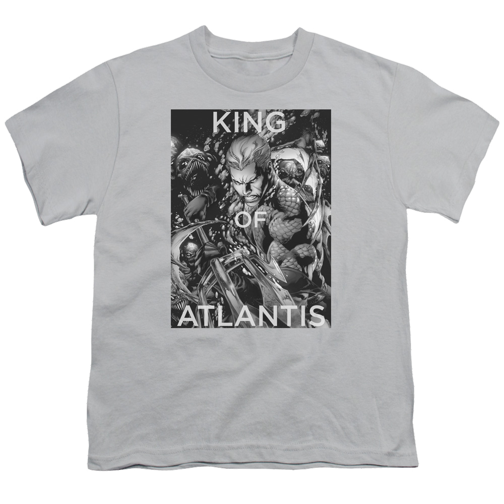 Aquaman King Of Atlantis - Youth T-Shirt Youth T-Shirt (Ages 8-12) Aquaman   