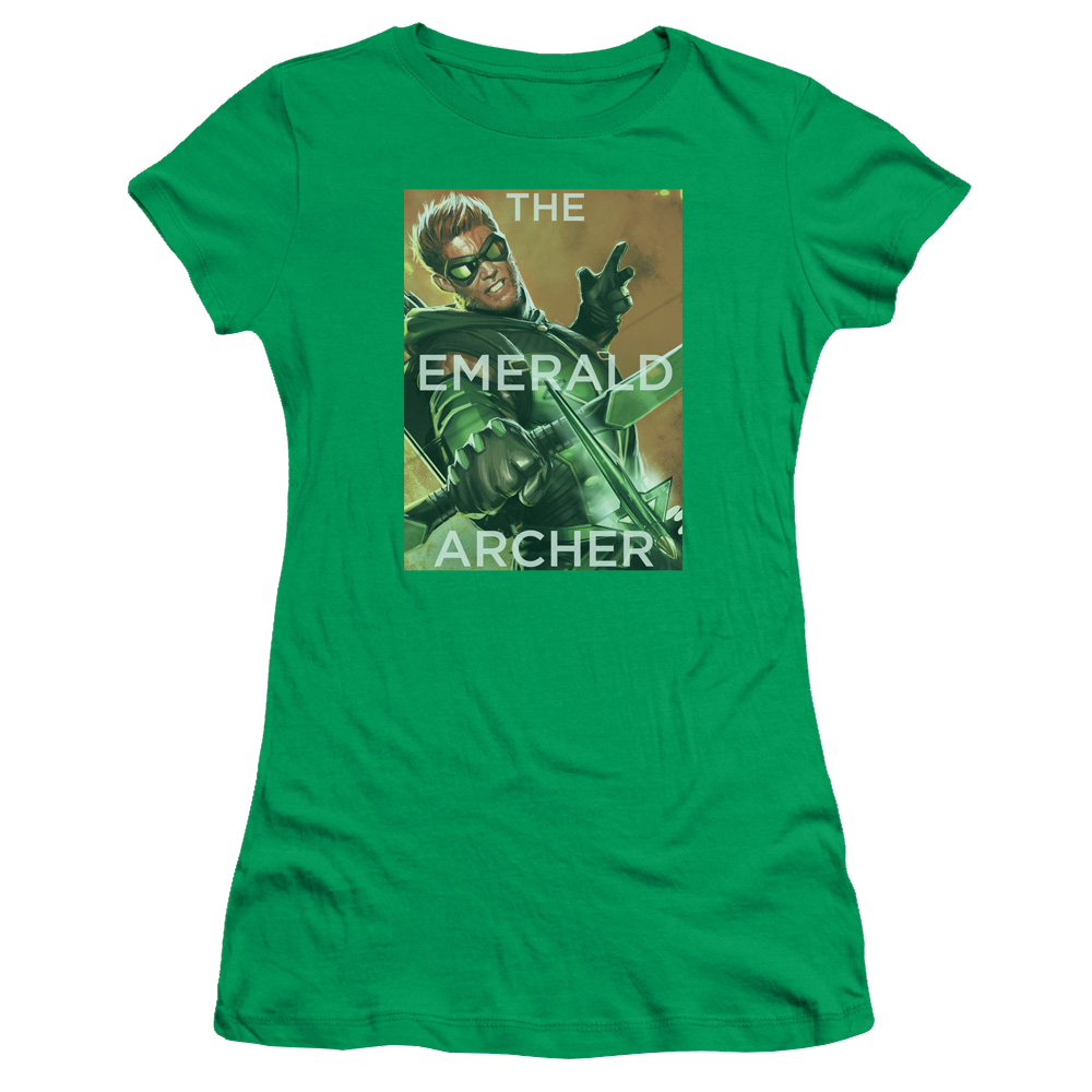 Green Arrow Trigger - Juniors T-Shirt Juniors T-Shirt Green Arrow   