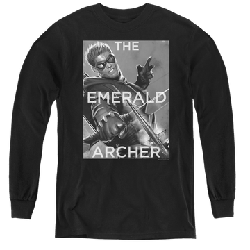 Green Arrow Trigger - Youth Long Sleeve T-Shirt Youth Long Sleeve T-Shirt Green Arrow   