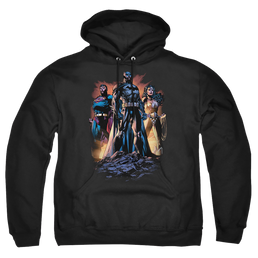 Justice League Take A Stand Pullover Hoodie Pullover Hoodie Justice League   