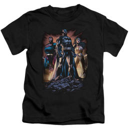 Justice League Take A Stand - Kid's T-Shirt Kid's T-Shirt (Ages 4-7) Justice League   