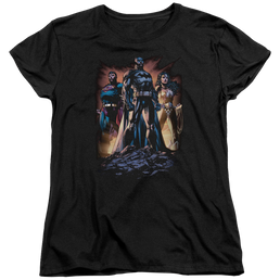 Justice League Take A Stand Women's T-Shirt Women's T-Shirt Justice League   