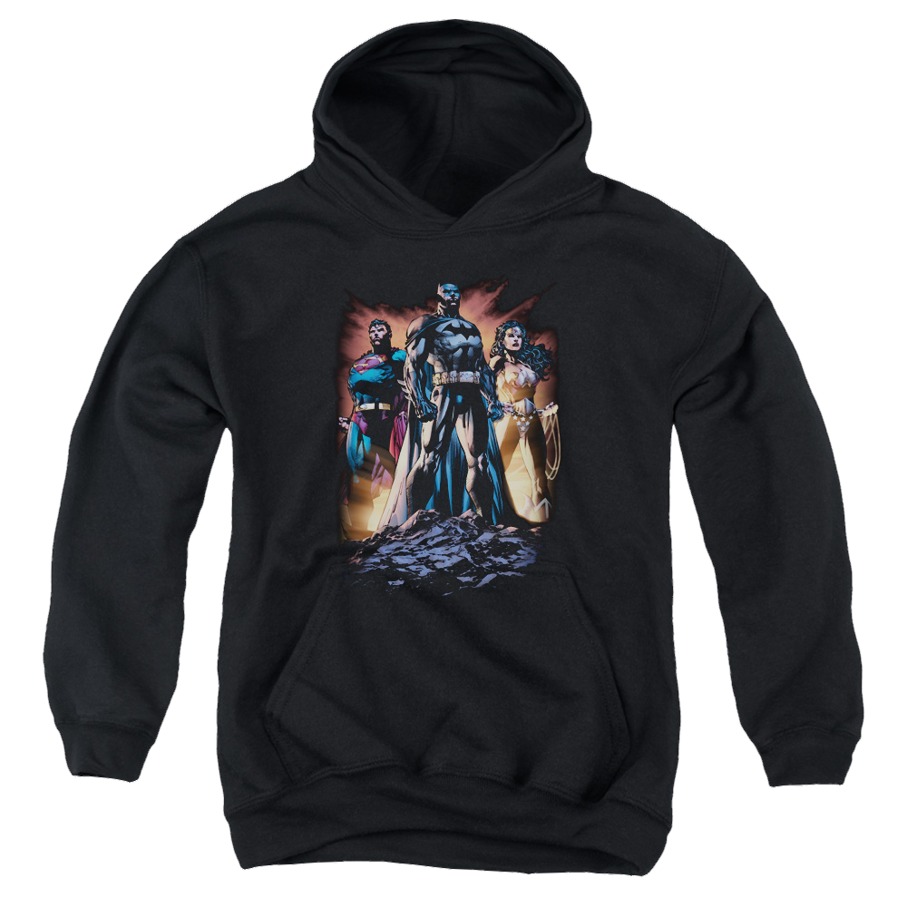 Justice League Take A Stand - Youth Hoodie Youth Hoodie (Ages 8-12) Justice League   