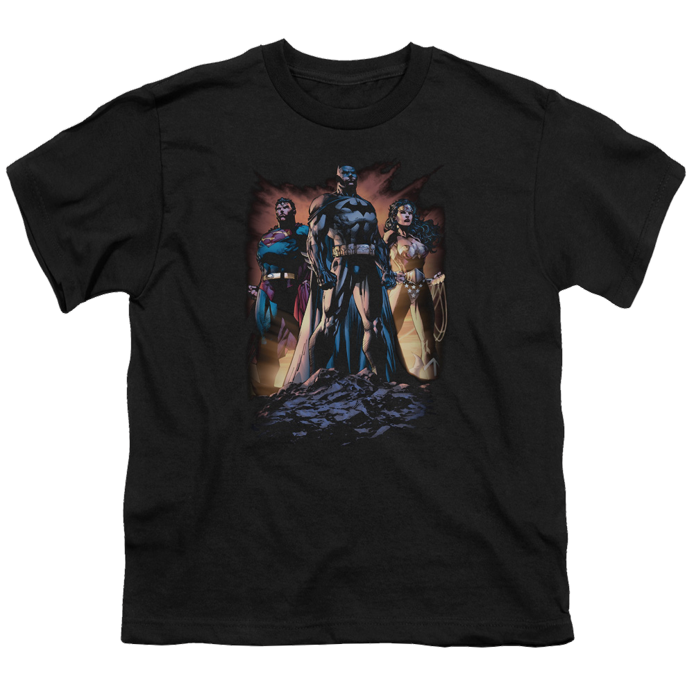Justice League Take A Stand - Youth T-Shirt Youth T-Shirt (Ages 8-12) Justice League   
