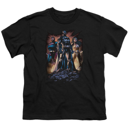 Justice League Take A Stand - Youth T-Shirt Youth T-Shirt (Ages 8-12) Justice League   