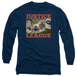 Justice League New Dawn Group Men's Long Sleeve T-Shirt Men's Long Sleeve T-Shirt Justice League   