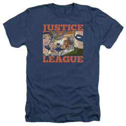 Justice League New Dawn Group Men's Heather T-Shirt Men's Heather T-Shirt Justice League   