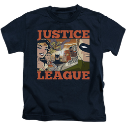 Justice League New Dawn Group - Kid's T-Shirt Kid's T-Shirt (Ages 4-7) Justice League   