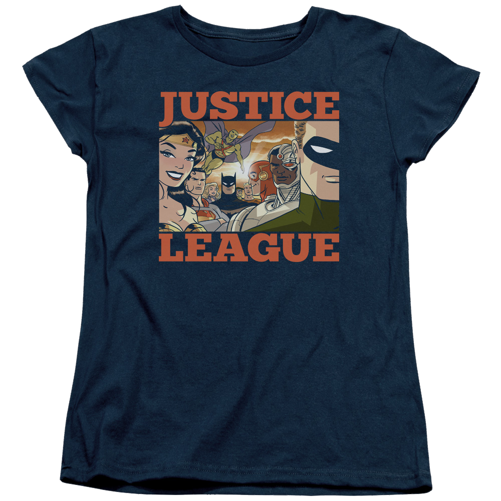 Justice League New Dawn Group Women's T-Shirt Women's T-Shirt Justice League   