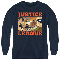 Justice League New Dawn Group - Youth Long Sleeve T-Shirt Youth Long Sleeve T-Shirt Justice League   