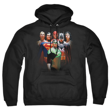 Justice League Roll Call Pullover Hoodie Pullover Hoodie Justice League   