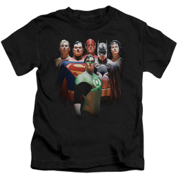 Justice League Roll Call - Kid's T-Shirt Kid's T-Shirt (Ages 4-7) Justice League   