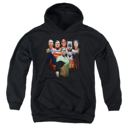 Justice League Roll Call - Youth Hoodie Youth Hoodie (Ages 8-12) Justice League   