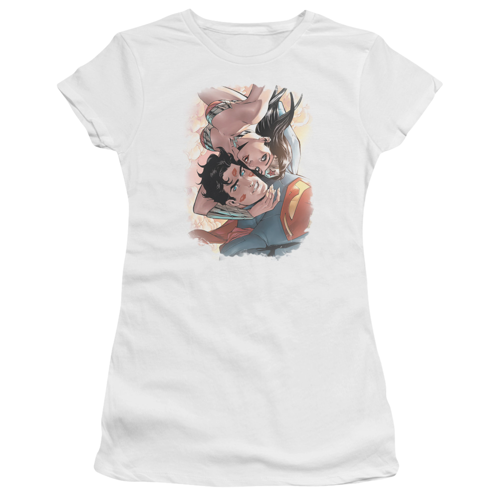 Justice League Love Birds Juniors T-Shirt Juniors T-Shirt Justice League   