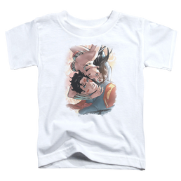 Justice League Love Birds - Kid's T-Shirt Kid's T-Shirt (Ages 4-7) Justice League   