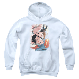 Justice League Love Birds - Youth Hoodie Youth Hoodie (Ages 8-12) Justice League   