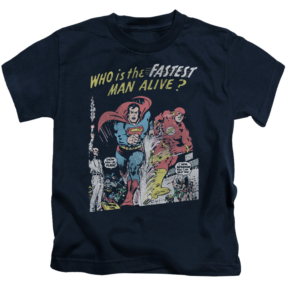 Justice League Fastest Man - Kid's T-Shirt Kid's T-Shirt (Ages 4-7) Justice League   