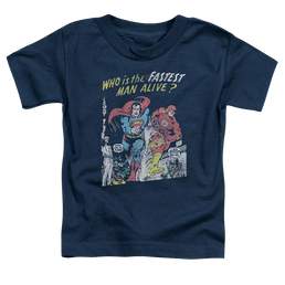 Justice League Fastest Man - Toddler T-Shirt Toddler T-Shirt Justice League   