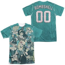 Justice League Bombshell Group Men's All Over Print T-Shirt Men's All-Over Print T-Shirt Justice League   