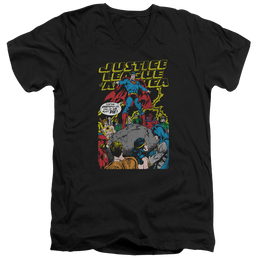 Justice League Ultimate Scarifice Men's V-Neck T-Shirt Men's V-Neck T-Shirt Justice League   