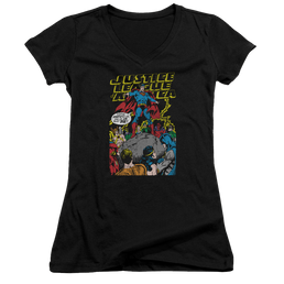 Justice League Ultimate Scarifice Juniors V-Neck T-Shirt Juniors V-Neck T-Shirt Justice League   