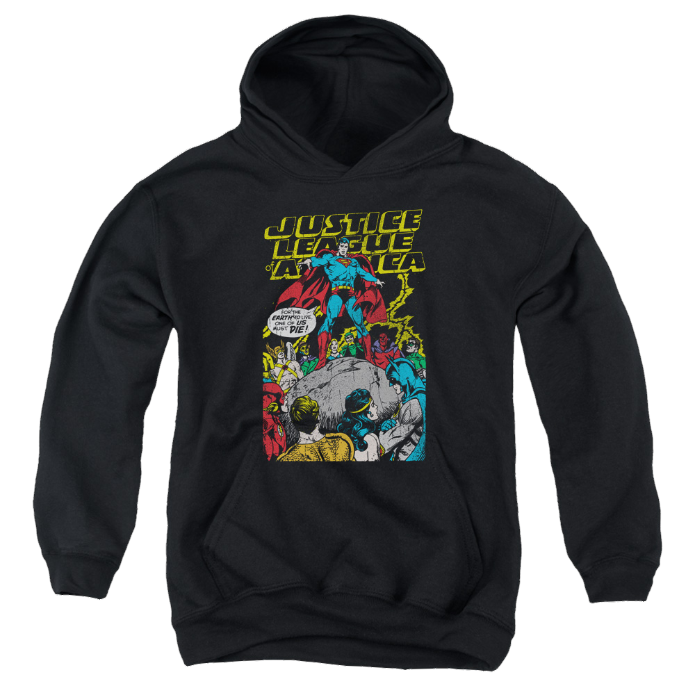 Justice League Ultimate Scarifice - Youth Hoodie Youth Hoodie (Ages 8-12) Justice League   
