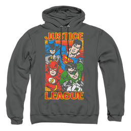 Justice League Hero Mashup Pullover Hoodie Pullover Hoodie Justice League   